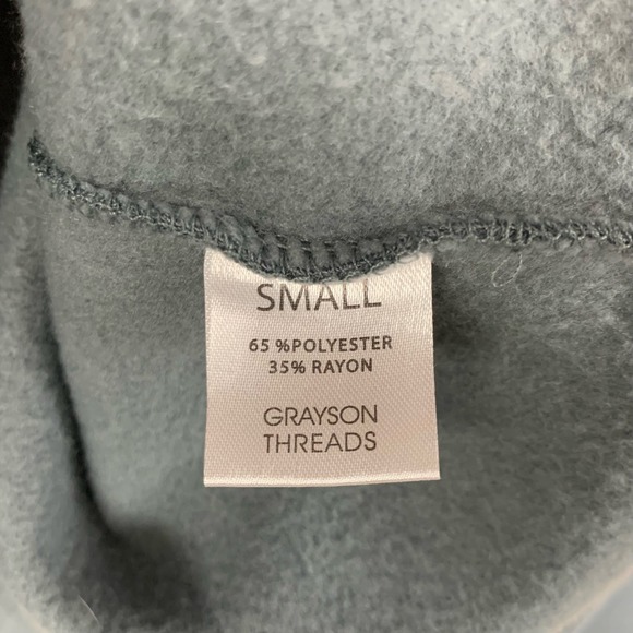 Grayson Threads Pink Floyd Sweatshirt Grey Oversized Cropped Women’s S - Picture 7 of 8